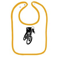 Infant Contrast Trim Terry Bib Thumbnail