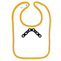 Infant Contrast Trim Terry Bib Thumbnail