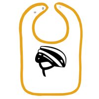 Infant Contrast Trim Terry Bib Thumbnail