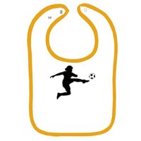 Infant Contrast Trim Terry Bib Thumbnail