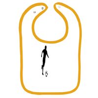 Infant Contrast Trim Terry Bib Thumbnail