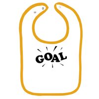 Infant Contrast Trim Terry Bib Thumbnail