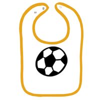 Infant Contrast Trim Terry Bib Thumbnail