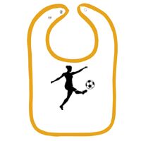 Infant Contrast Trim Terry Bib Thumbnail