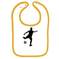 Infant Contrast Trim Terry Bib Thumbnail