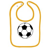 Infant Contrast Trim Terry Bib Thumbnail