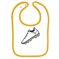 Infant Contrast Trim Terry Bib Thumbnail