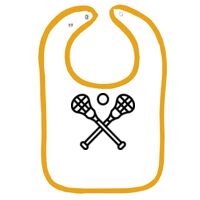 Infant Contrast Trim Terry Bib Thumbnail