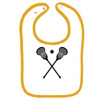 Infant Contrast Trim Terry Bib Thumbnail