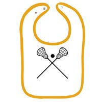 Infant Contrast Trim Terry Bib Thumbnail