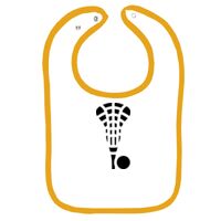 Infant Contrast Trim Terry Bib Thumbnail