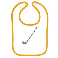 Infant Contrast Trim Terry Bib Thumbnail