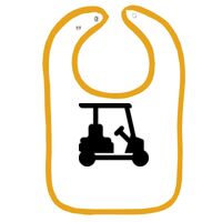 Infant Contrast Trim Terry Bib Thumbnail