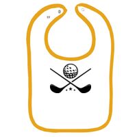 Infant Contrast Trim Terry Bib Thumbnail