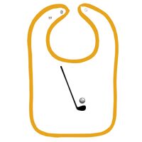 Infant Contrast Trim Terry Bib Thumbnail