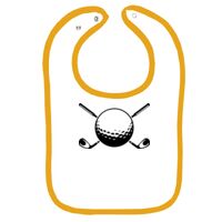 Infant Contrast Trim Terry Bib Thumbnail