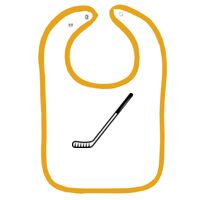 Infant Contrast Trim Terry Bib Thumbnail