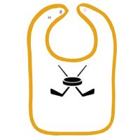 Infant Contrast Trim Terry Bib Thumbnail