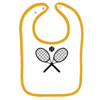 Infant Contrast Trim Terry Bib Thumbnail