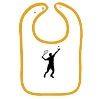 Infant Contrast Trim Terry Bib Thumbnail