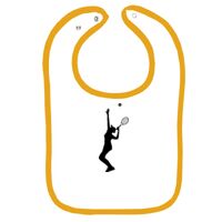 Infant Contrast Trim Terry Bib Thumbnail