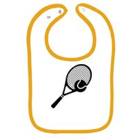 Infant Contrast Trim Terry Bib Thumbnail