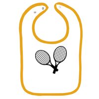 Infant Contrast Trim Terry Bib Thumbnail