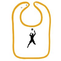 Infant Contrast Trim Terry Bib Thumbnail