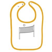 Infant Contrast Trim Terry Bib Thumbnail