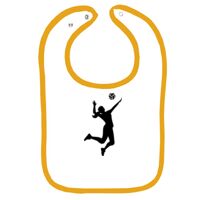 Infant Contrast Trim Terry Bib Thumbnail