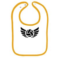 Infant Contrast Trim Terry Bib Thumbnail