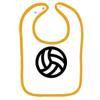 Infant Contrast Trim Terry Bib Thumbnail