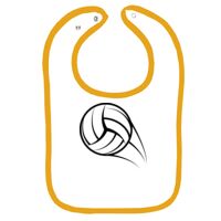 Infant Contrast Trim Terry Bib Thumbnail