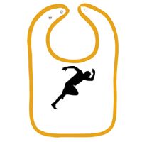 Infant Contrast Trim Terry Bib Thumbnail