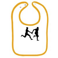 Infant Contrast Trim Terry Bib Thumbnail