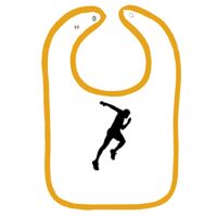 Infant Contrast Trim Terry Bib Thumbnail