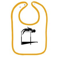 Infant Contrast Trim Terry Bib Thumbnail