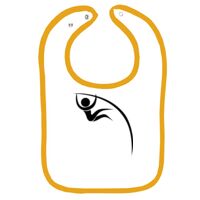 Infant Contrast Trim Terry Bib Thumbnail
