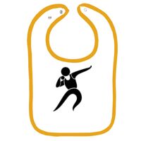 Infant Contrast Trim Terry Bib Thumbnail