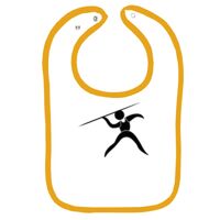 Infant Contrast Trim Terry Bib Thumbnail