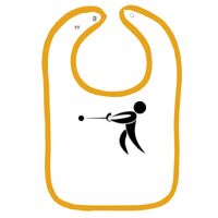 Infant Contrast Trim Terry Bib Thumbnail