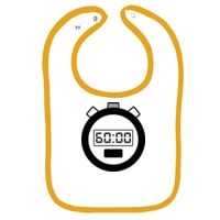 Infant Contrast Trim Terry Bib Thumbnail