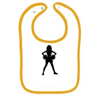 Infant Contrast Trim Terry Bib Thumbnail