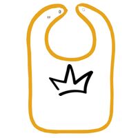 Infant Contrast Trim Terry Bib Thumbnail