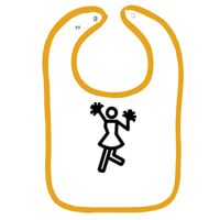 Infant Contrast Trim Terry Bib Thumbnail