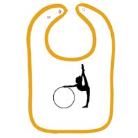 Infant Contrast Trim Terry Bib Thumbnail