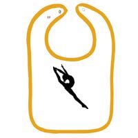 Infant Contrast Trim Terry Bib Thumbnail