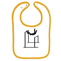 Infant Contrast Trim Terry Bib Thumbnail