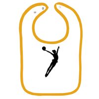 Infant Contrast Trim Terry Bib Thumbnail