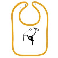 Infant Contrast Trim Terry Bib Thumbnail